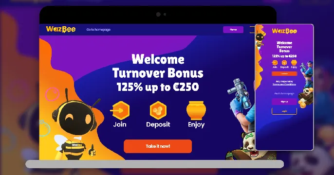 WazBee Casino Bonus